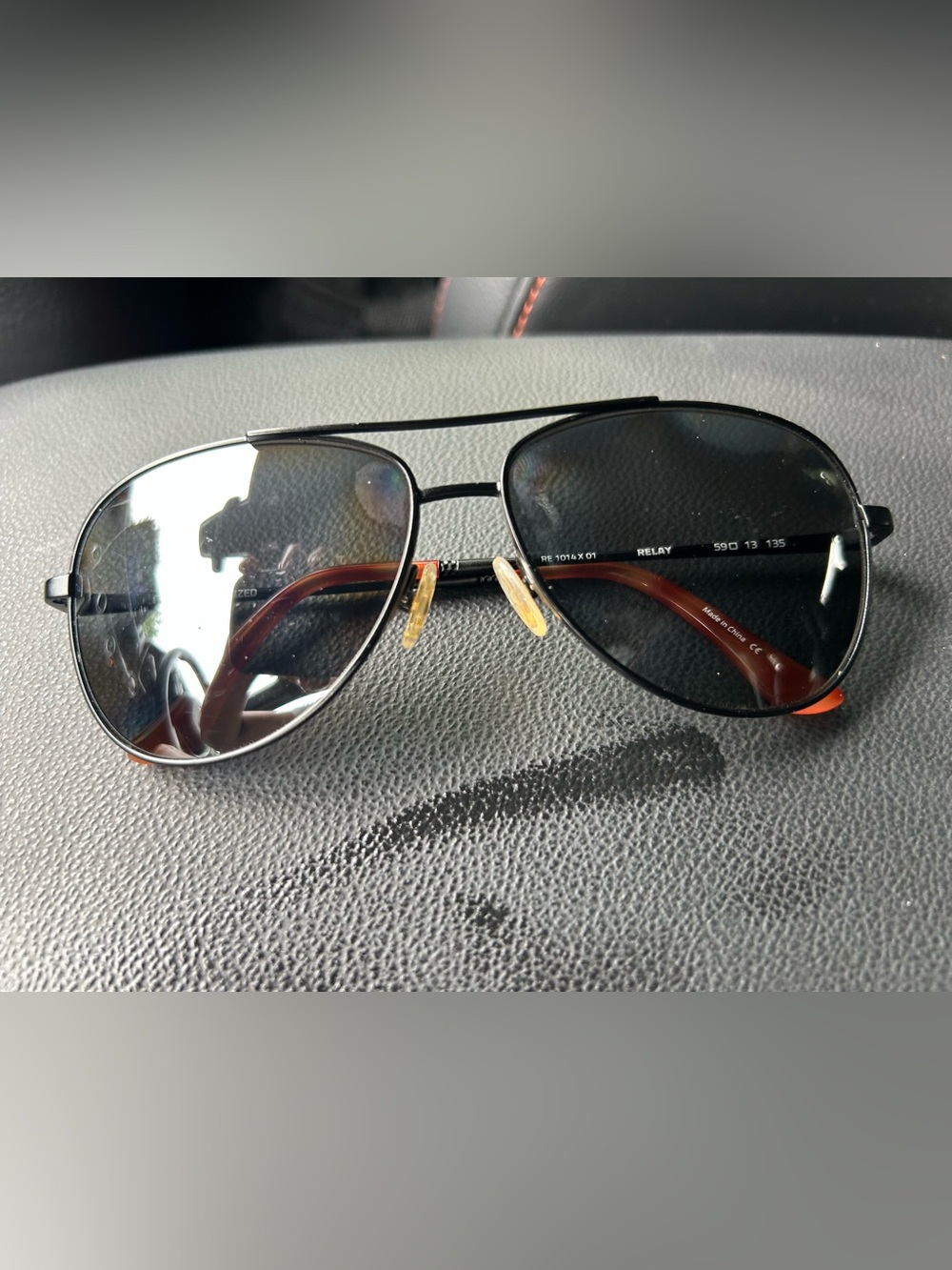 Revo relay polarized aviator sunglasses